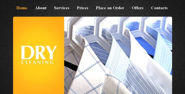 прачечная moto cms html шаблон