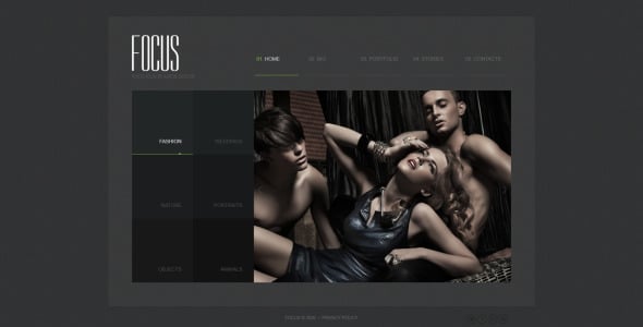 фотограф портфолио отзывчивый шаблон joomla