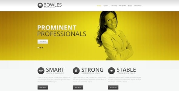 шаблон white consulting drupal