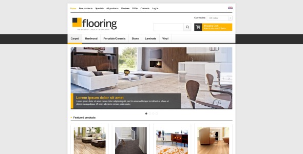 напольное покрытие zencart шаблон