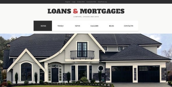 легкая ипотечная тема wordpress