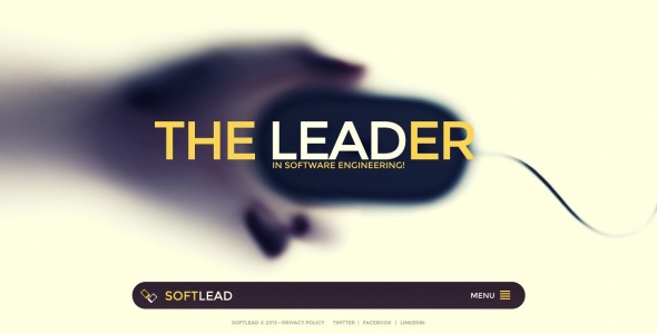 шаблон сайта софтверной компании