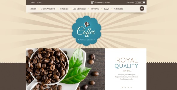 шаблон zencart из черного золота