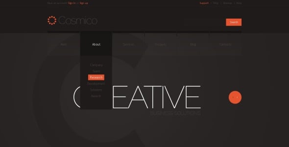 адаптивный шаблон сайта маркетингового агентства