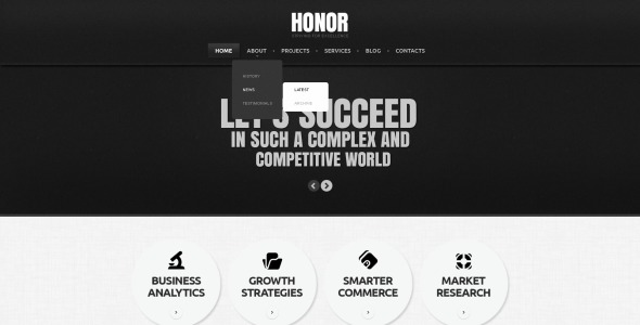 адаптивный шаблон веб-сайта merchant services