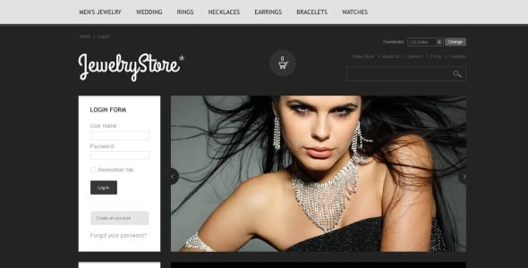 шаблон ювелирного магазина virtuemart