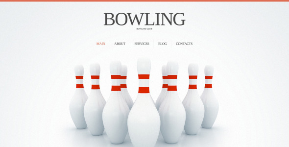 боулинг адаптивный шаблон сайта