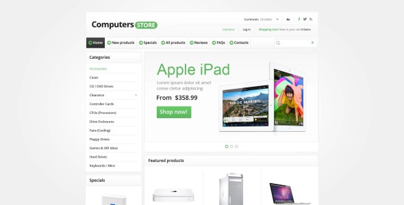 компьютеры хранят шаблон zencart