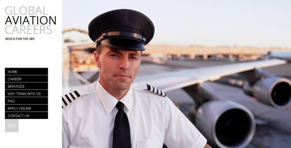 flight school moto cms html шаблон