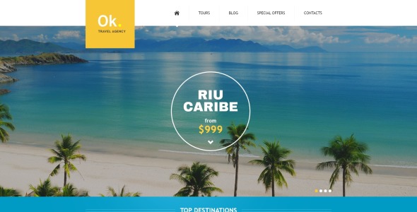 туристическая компания joomla шаблон