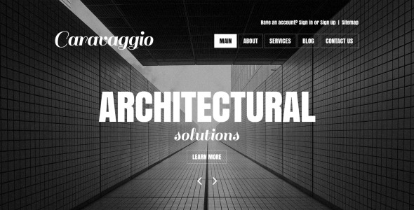 архитектура отзывчивый шаблон сайта