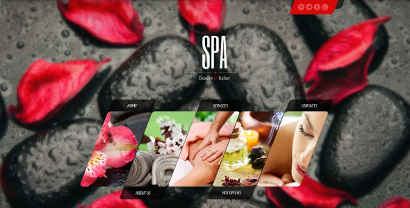 шаблон сайта салона красоты