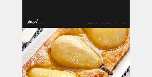 кафе wordpress тема