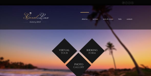 шаблон сайта отелей шаблон сайта отелей