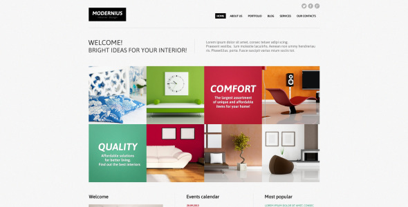 дизайн интерьера идеи joomla шаблон