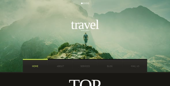 адаптивный шаблон сайта туристического агентства