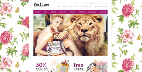 лучшие ароматы шаблон zencart