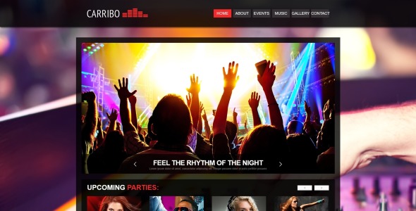 шаблон ночного клуба joomla