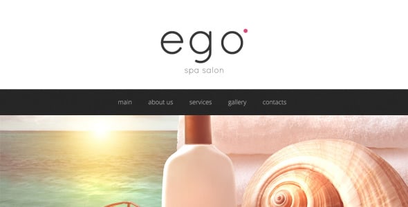 отзывчивый шаблон сайта салона красоты