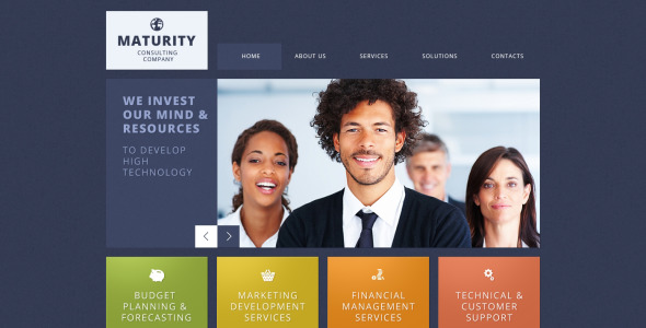 консультационный адаптивный шаблон сайта