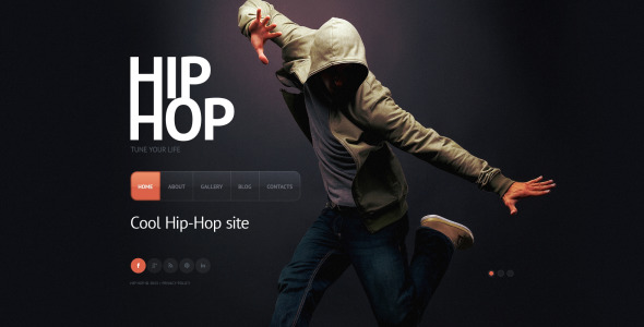 шаблон сайта танцевальной студии