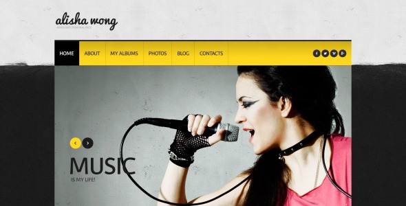 персональная страница отзывчивая тема wordpress