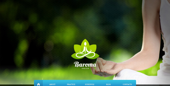 шаблон сайта йоги