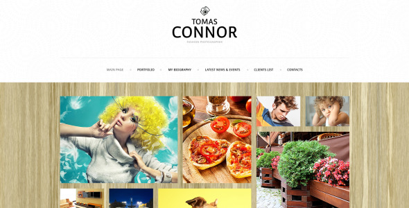 фотограф портфолио отзывчивый шаблон joomla