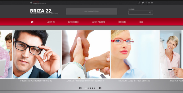 Консалтинг отзывчивый шаблон joomla