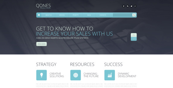 плоское маркетинговое агентство drupal template