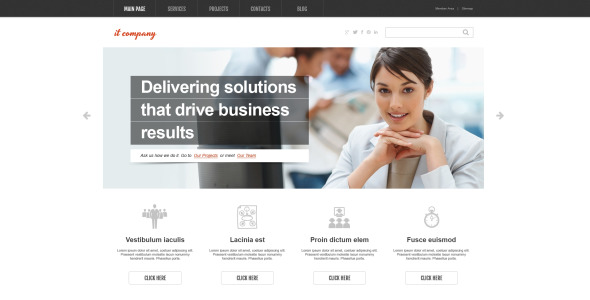 it компания wordpress тема