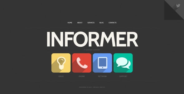 шаблон ит-сайта