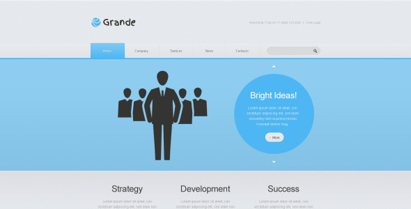 адаптивный шаблон сайта маркетингового агентства