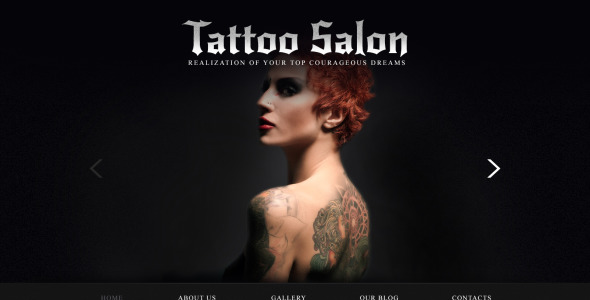 тату салон отзывчивый шаблон joomla