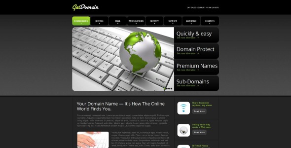 регистратор доменов moto cms html шаблон