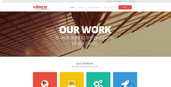 адаптивный шаблон сайта merchant services