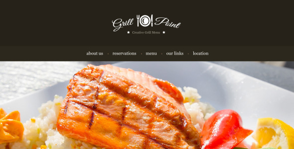адаптивный шаблон сайта ресторана барбекю