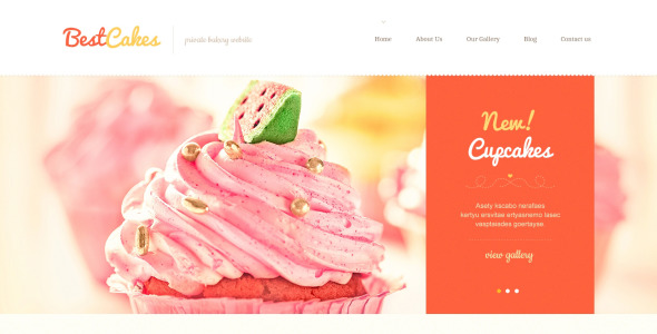 симпатичная сладкая лавка wordpress тема