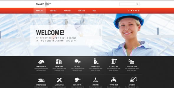 эффективная строительная тема wordpress