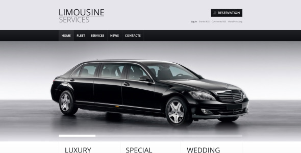 прокат лимузинов магазин wordpress тема