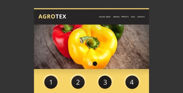 шаблон овощной фермы drupal