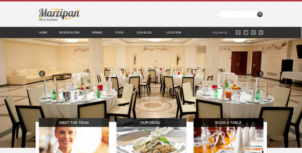 отзывчивый шаблон joomla для кафе и ресторанов