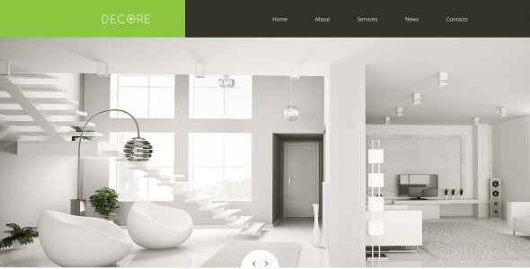 адаптивный шаблон сайта home decor