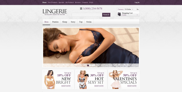 шаблон нижнего белья zencart