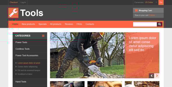 назначение инструменты шаблон zencart