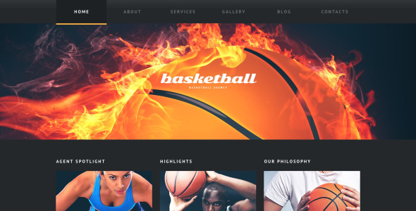 баскетбол подожгли тему wordpress