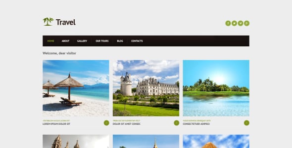 отзывчивый шаблон joomla туристического агентства