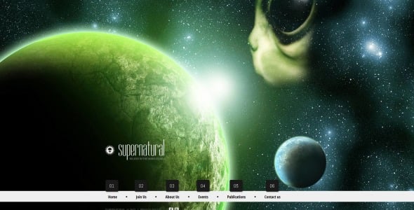 html шаблон ufo moto cms