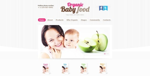 дневной уход moto cms html шаблон