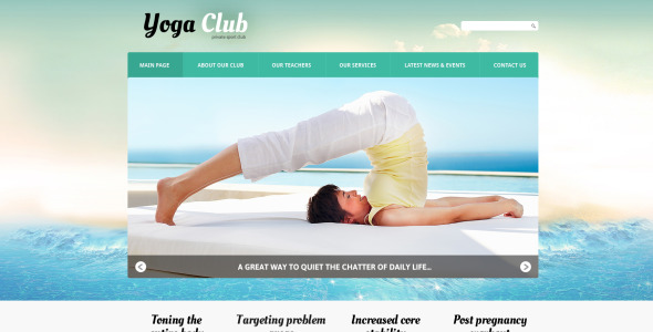 йога практика joomla шаблон